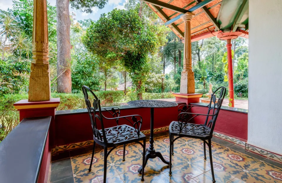 Luxury Outdoor Seating Space - Rare Earth Estate, Coorg