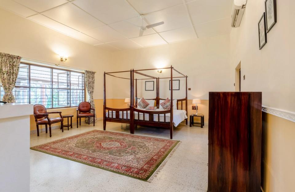 Bedroom Space at Woshully Bungalow, Coorg - amã Stays & Trails 