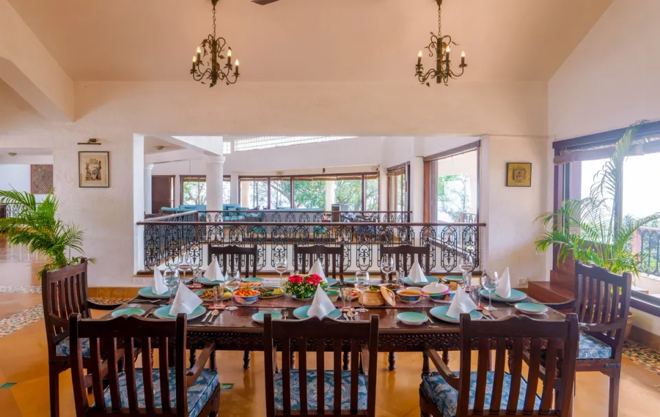 Dining Space At Whispering Heights - Homestay in Lonavala