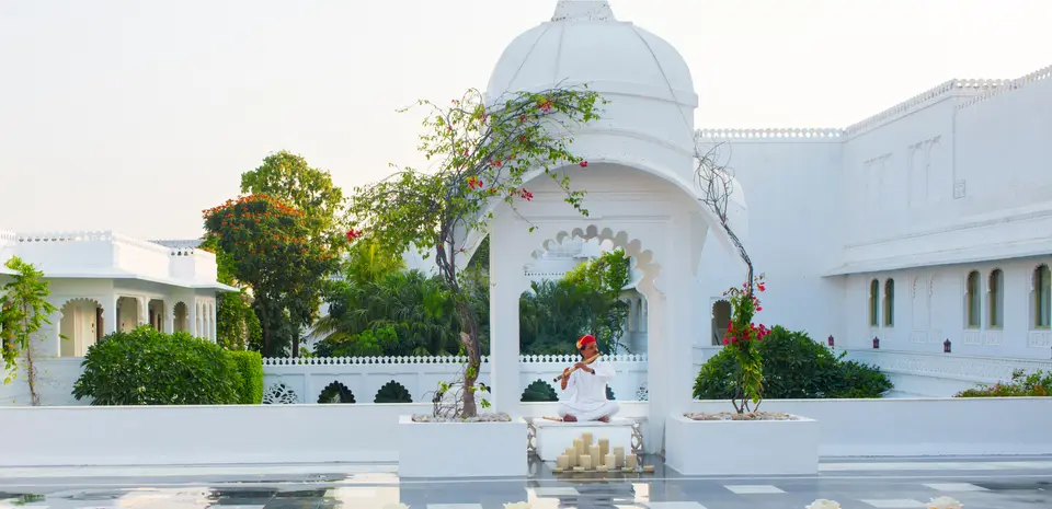 Outside View of Taj Lake Palace, Udaipur - Banner Image