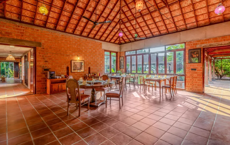 Dining Area at Lily Pad, Kumarakom - amã Stays & Trails