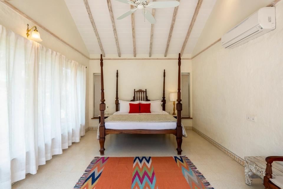 Elegant Bedroom at Chikoo Villa, Goa -  amã Stays & Trails