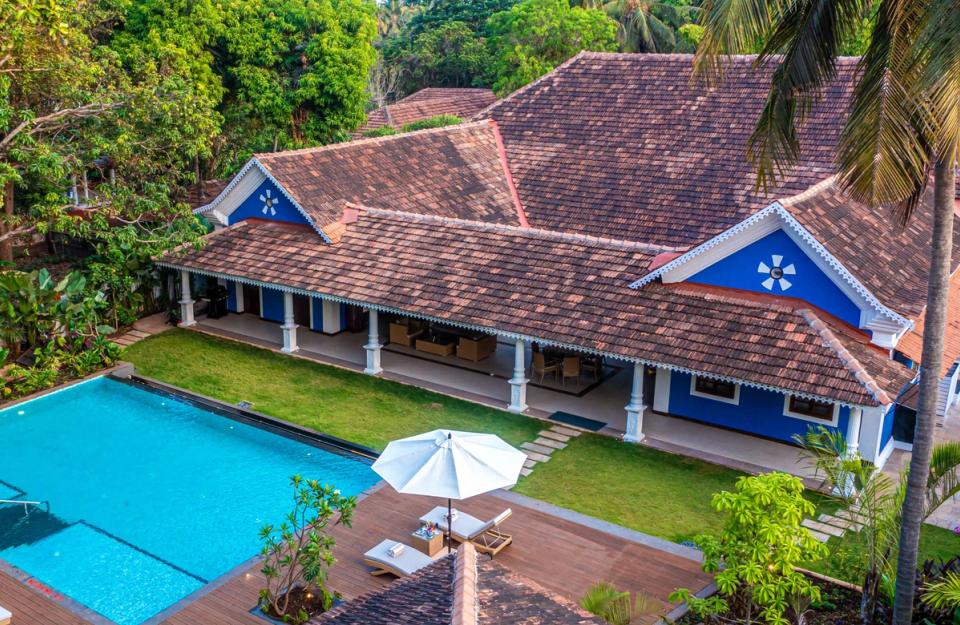 Pool Villa in Goa - Palmeira De Saligao, amã Stays & Trails  