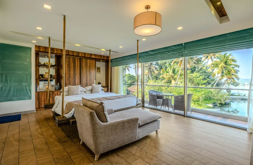 Elegant Bedroom at Sherlys Ente Kumbalanghi, Kochi 