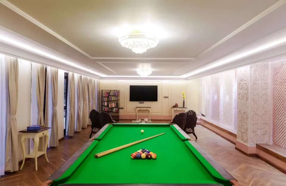 Games Room at Rang Mahal, amã Stays & Trails