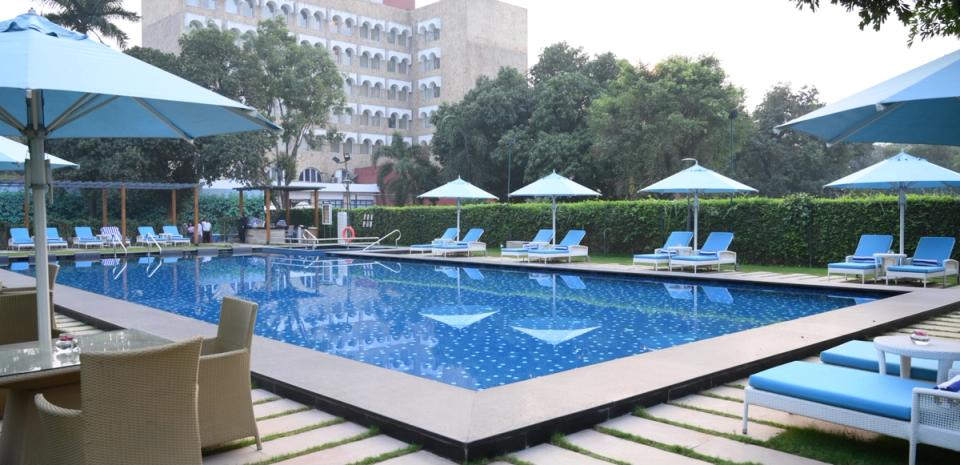 Outdoor Pool at Taj Ganges, Varanasi