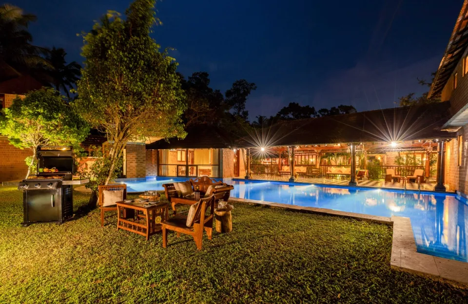 Outdoor Seating Area at Lily Pad, Kumarakom 