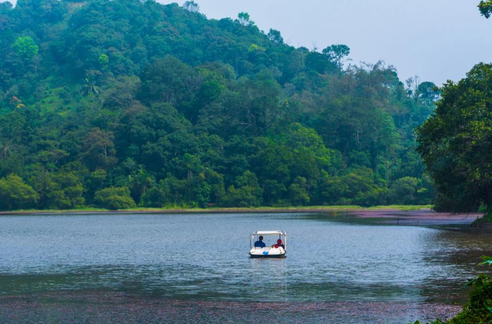 Boating on Pookode Lake