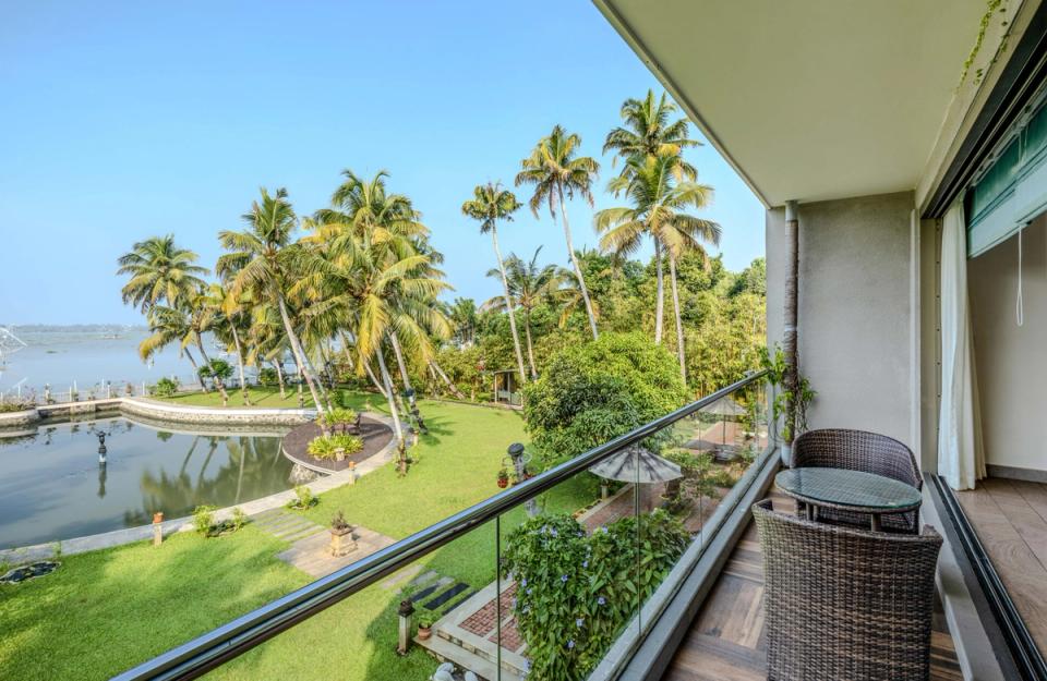 Outdoor Seating Space at Sherlys Ente Kumbalanghi - Villa In Kochi