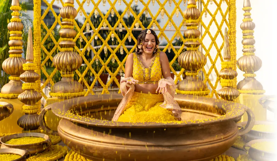 Haldi - Luxury Wedding at Taj hotels