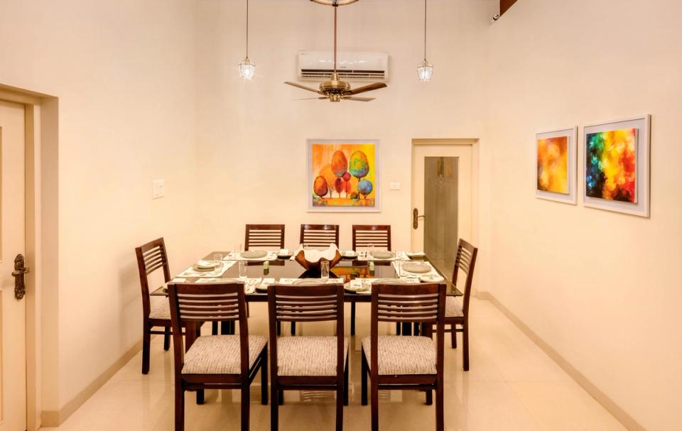 Dining Area at Sluice House - Villa in Lonavala 