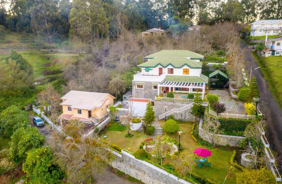 Bird Eye View of Kumara Villa, Kodaikanal - amã Stays & Trails 