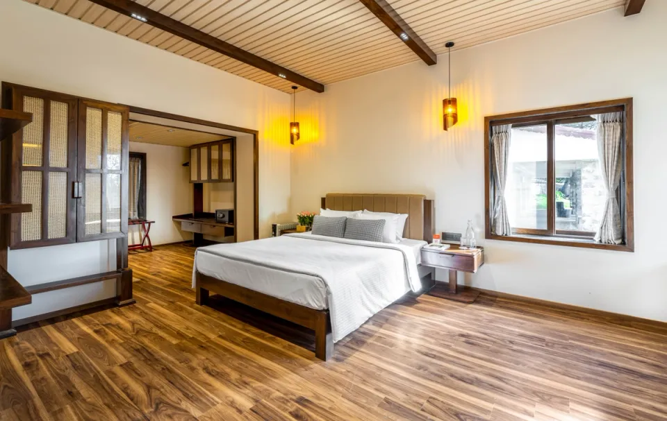 Elegant Bedroom at Sneh Villa - Luxury Villa in Kodaikanal