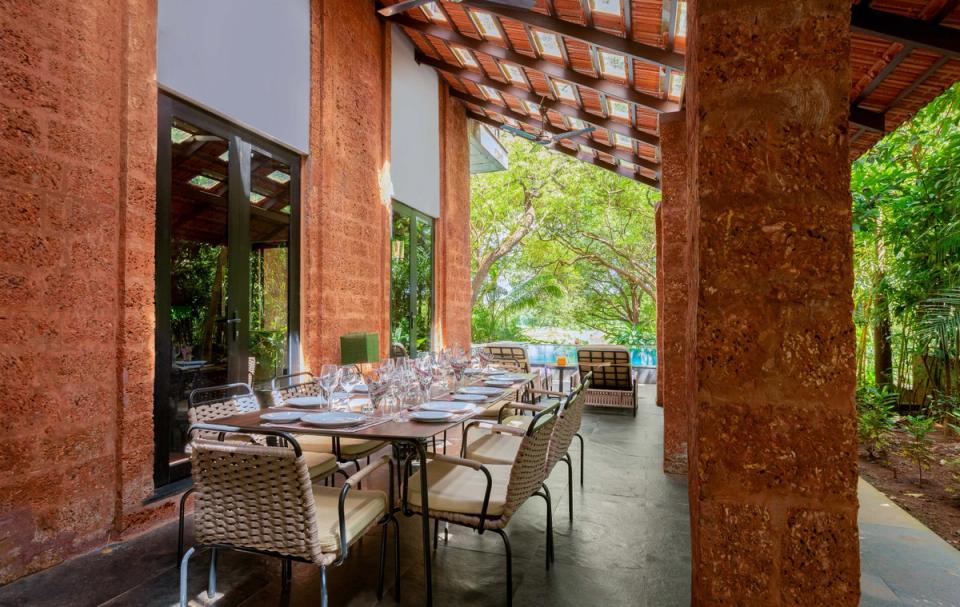 Luxurious Dining Space at Moira By The Church, Goa - amã Stays & Trails