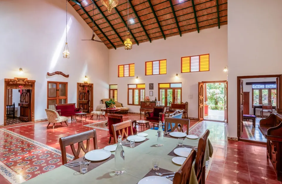 Elegant Dining Area at Rare Earth Estate, Coorg