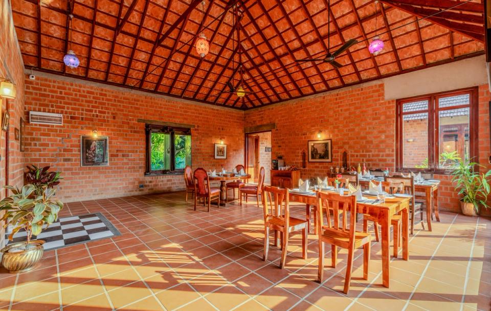 Dining Space at Lily Pad - Luxury Villa in Kumarakom