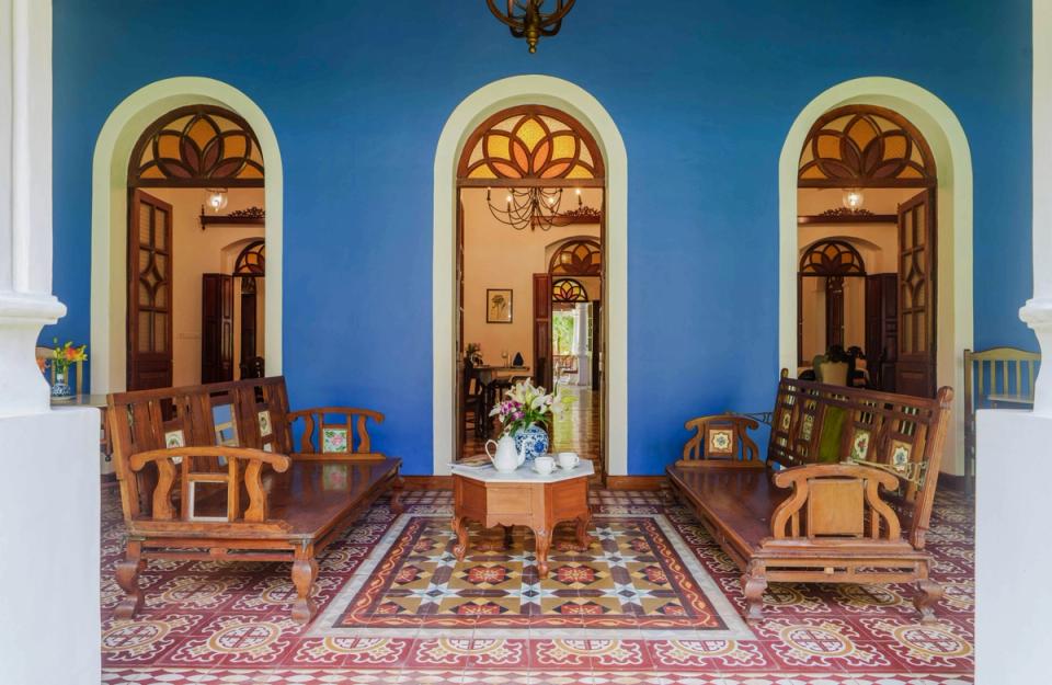 Stunning Outdoor Seating Space At Palmeira De Saligao, Goa