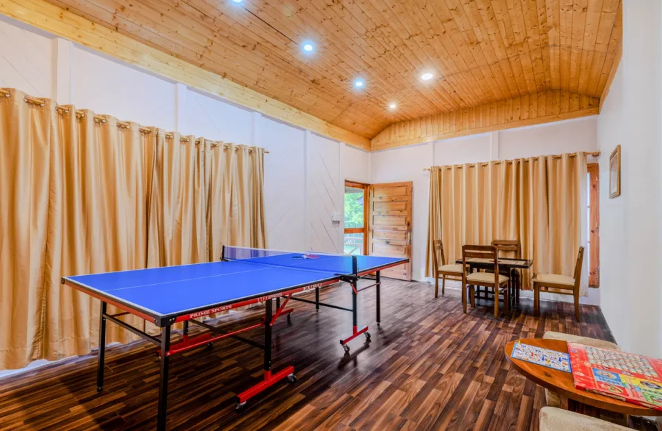 Games Room at Ramgarh Heritage Villa - Stay in Manali