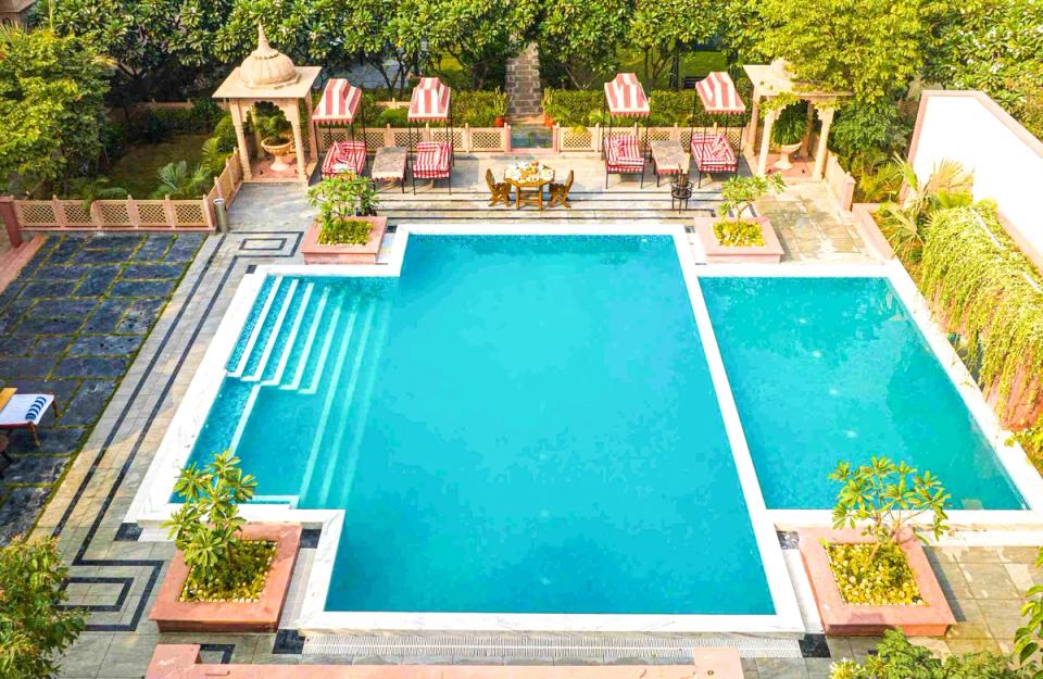 Luxury Swimming Pool at Rang Mahal, Jaipur 