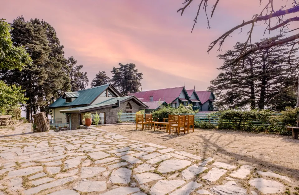 Outdoor Seating Area At Ballyhack Cottage, Shimla - amã Stays & Trails 