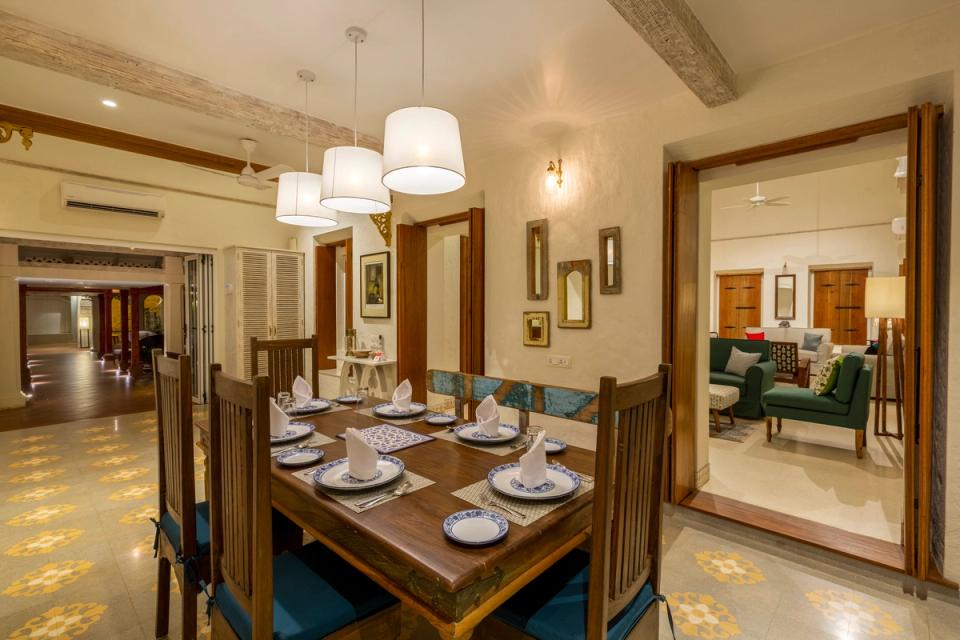 Dining Area at Chikoo Villa - Goa Luxury Homestay