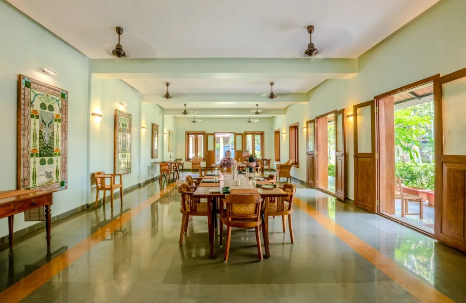 Spacious Dining Space at Pathiramanal Villa, amã Stays & Trails 