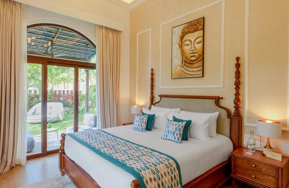 Elegant Bedroom at Villa Eterna - 5 Bedroom Villa in Goa