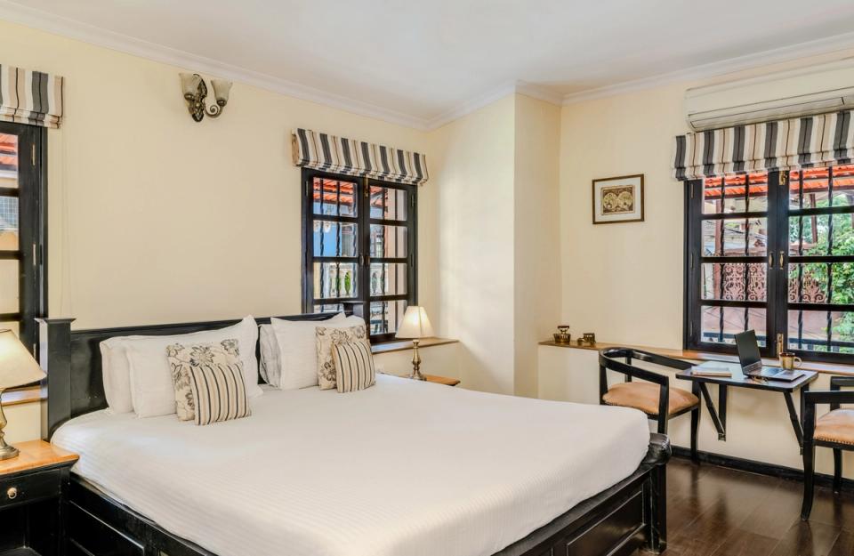 Luxury Bedroom At La Maison Fontainhas - Goa Homestay