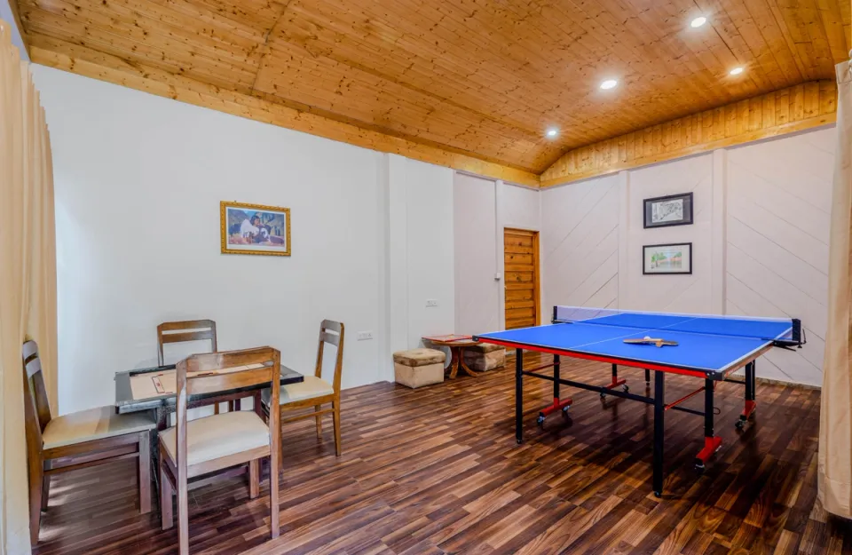 Games Room at Ramgarh Heritage Villa, amã Stays & Trails 