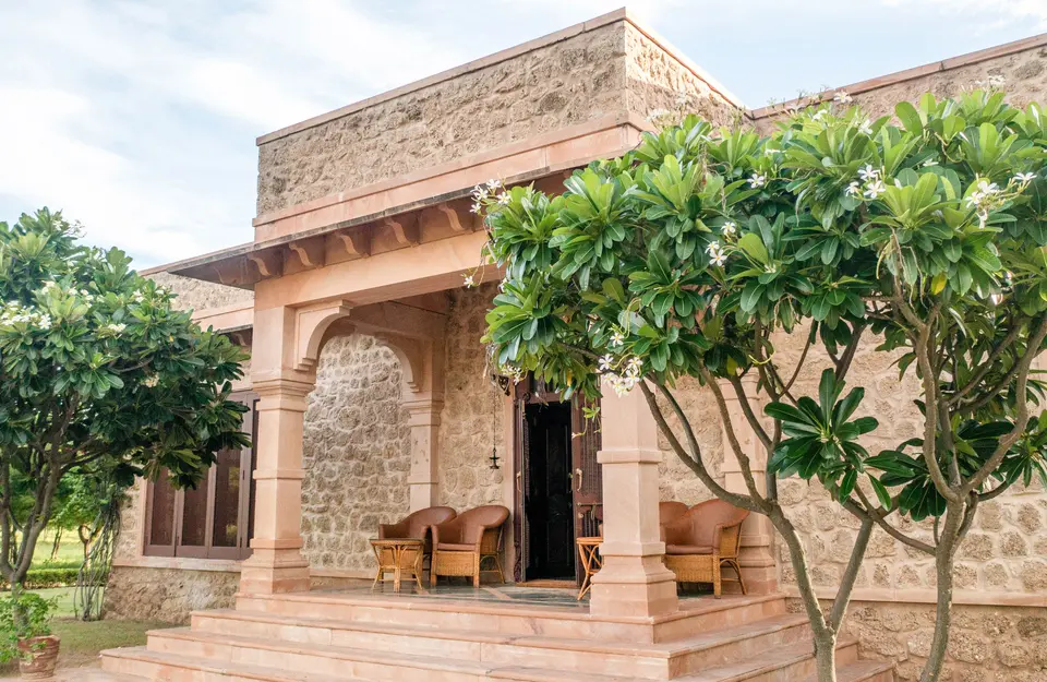 Outdoor Seating Space at Abhay Villa, amã Stays & Trails