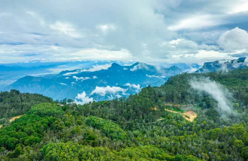 Amazing Aerial View of Kodaikanal - amã Stays & Trails