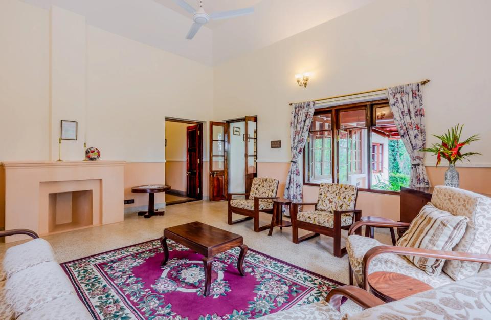 Living Space at Surgi Bungalow - Stay in Coorg