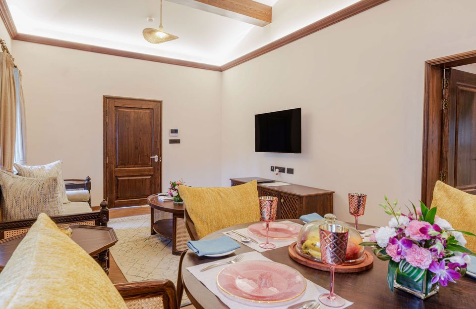 Luxury Dining Area At Aguada Solitude Villa - Goa Homestay