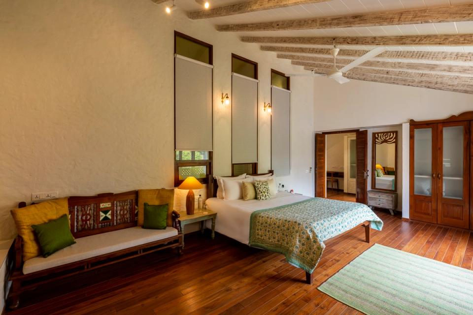 Luxury Bedroom at Chikoo Villa - Bungalow in Goa