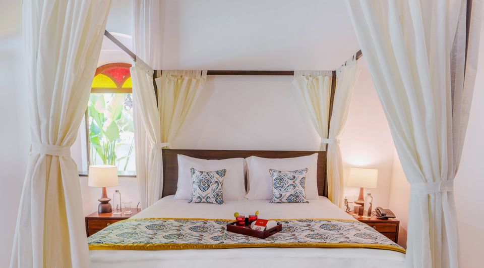 Luxury Bedroom At Palmeira De Saligao - 4 Bedroom Villa in Goa