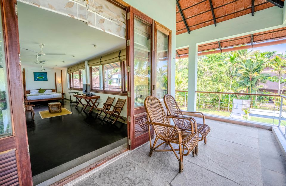 Luxury Outdoor Seating Space at Pathiramanal Villa, Alappuzha