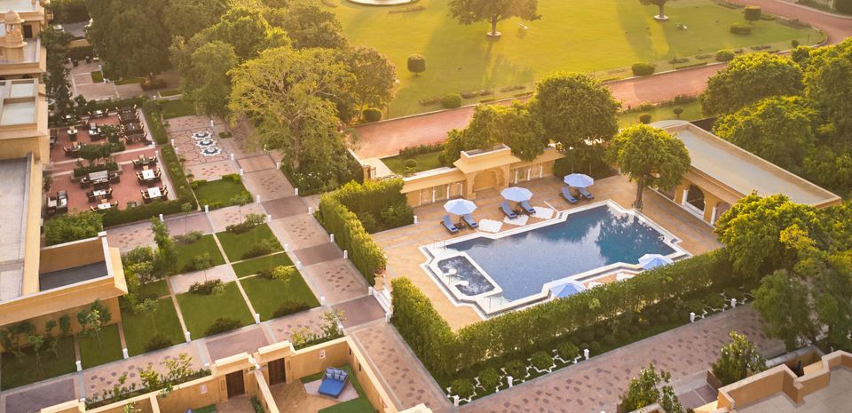 Ariel View of Sawai Man Mahal, Jaipur - Banner Image