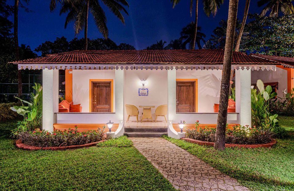 Luxury Outdoor Seating Space At Aguada Solitude Villa, Goa 