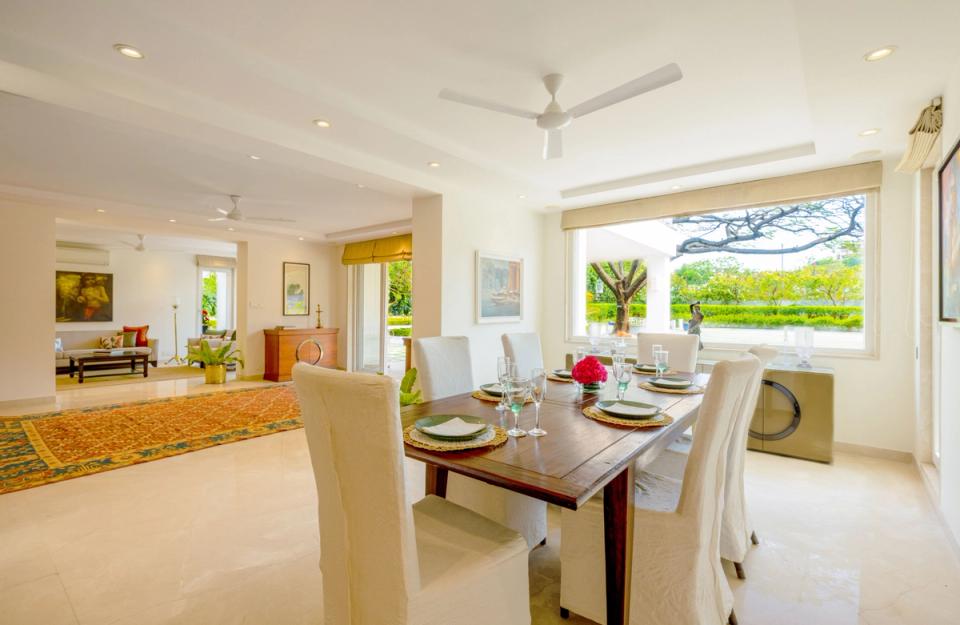 Elegant Dining Space at Helen's Garden House, Bhopal 