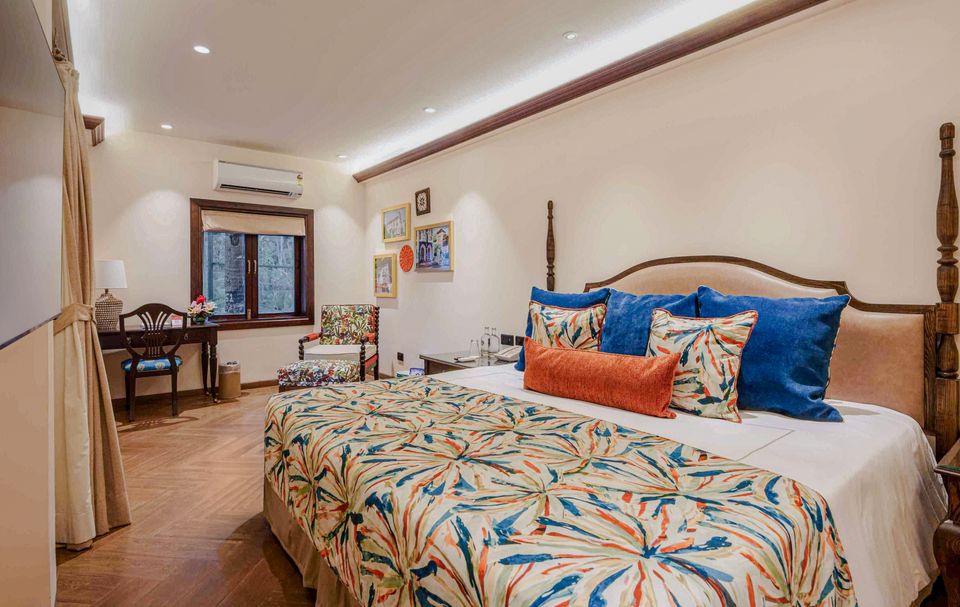 Lavish Bedroom at Aguada Sea Villa, Goa - amã Stays & Trails