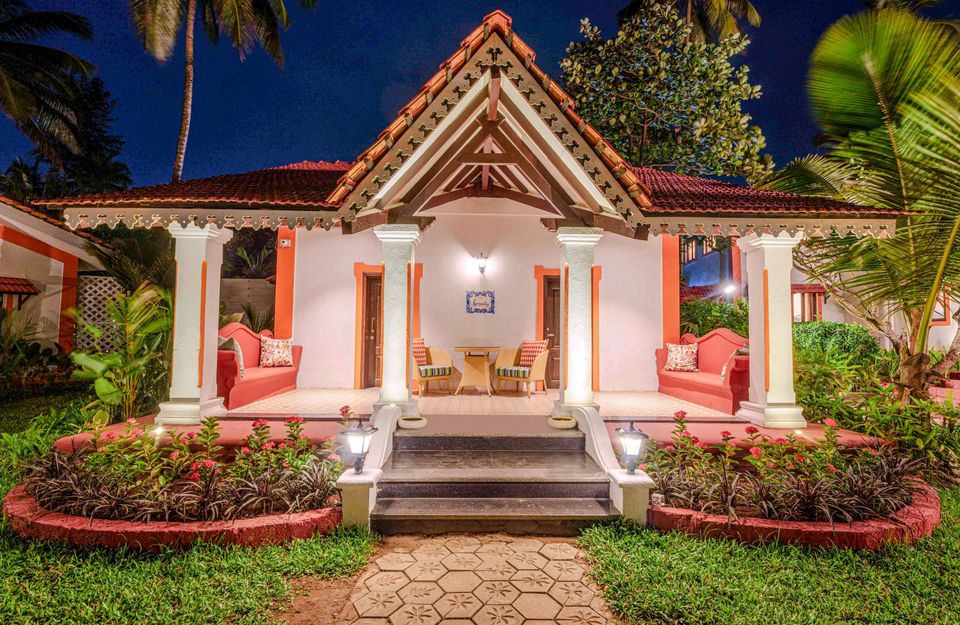 Outdoor Seating Area at Aguada Shell Villa, Goa - amã Stays & Trails