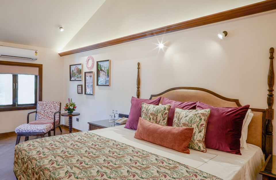 Elegant Bedroom at Aguada Shell Villa - Goa Luxury Villa