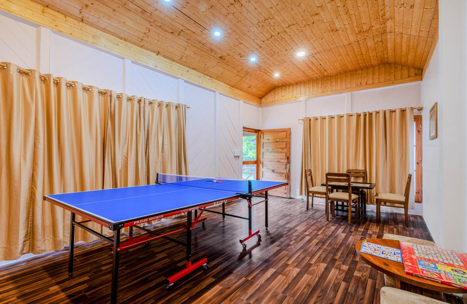 Games Room at Ramgarh Heritage Villa - Stay in Manali