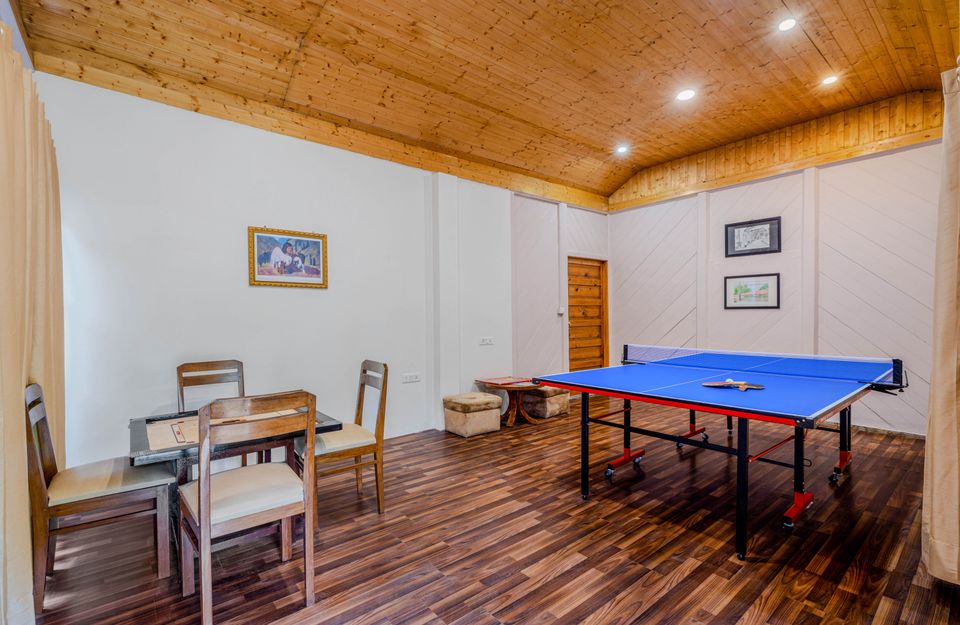 Games Room at Ramgarh Heritage Villa, amã Stays & Trails 