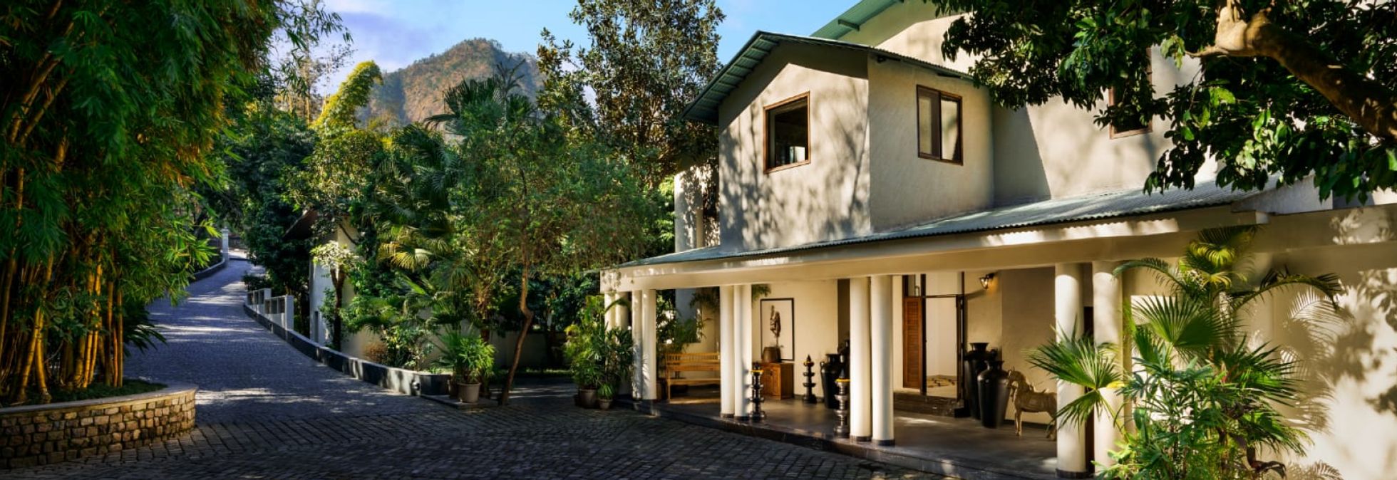 Outside view of Anand Kashi by the Ganges - IHCL SeleQtions Hotel