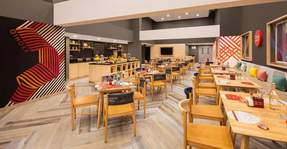 Qmin Restaurant at Ginger Ahmedabad Vastarapur 1