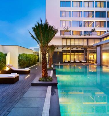 Hotel Swimming Pool at Vivanta Chennai