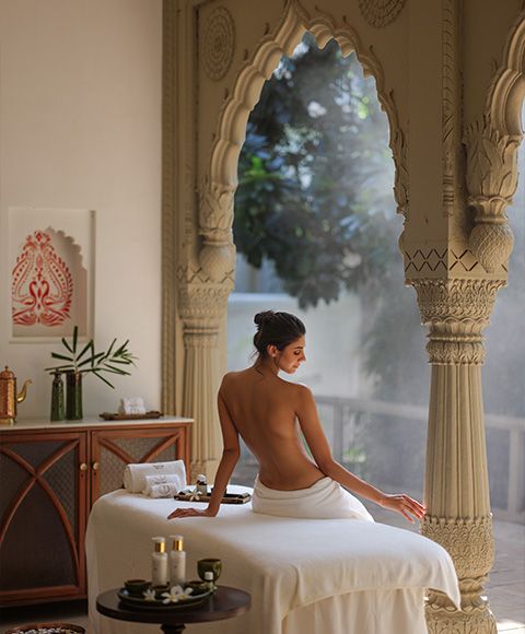 The first Jiva Spa opened at the Taj Usha Kiran Palace in Gwalior