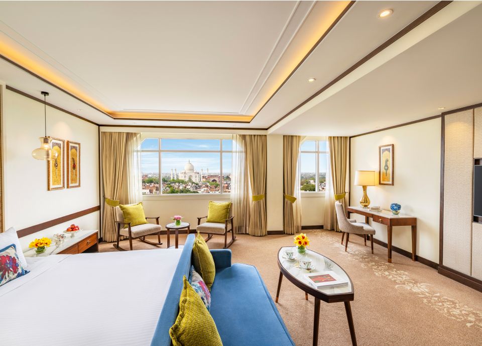 Junior King Bed Suite with Taj Mahal View at Tajview Agra