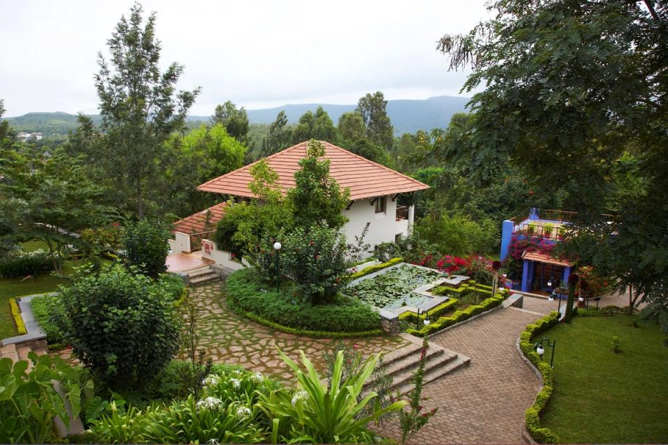 Aerial view of Gateway Chikmagalur